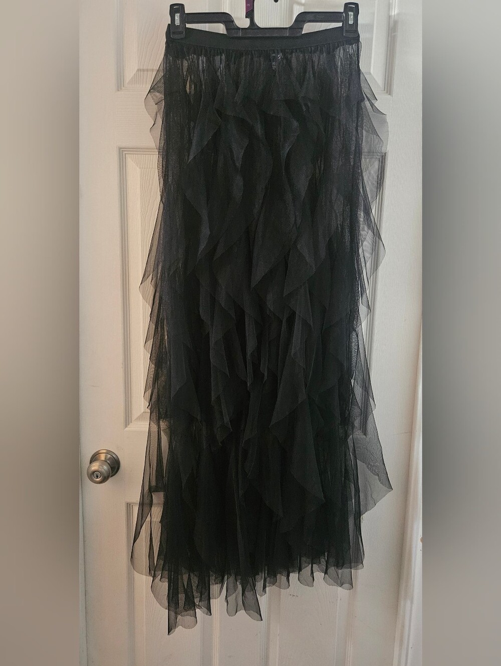SOHO Apparel Handkerchief Maxi Skirt